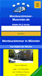 Mobile Screenshot of monteurzimmer-muenster.de